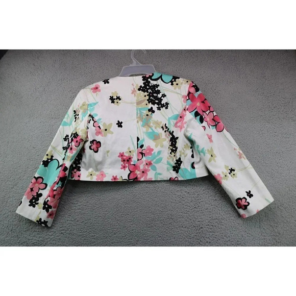 Jonathon Martin Women's Floral Strapless Dress with Cropped Jacket-Size 12 - Picture 15 of 15